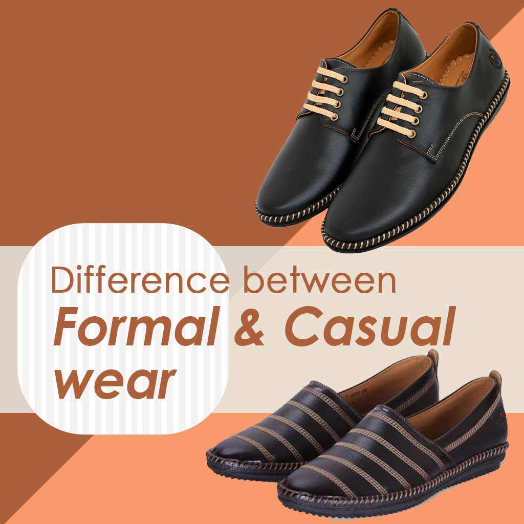 Difference Between Formal and Casual shoes