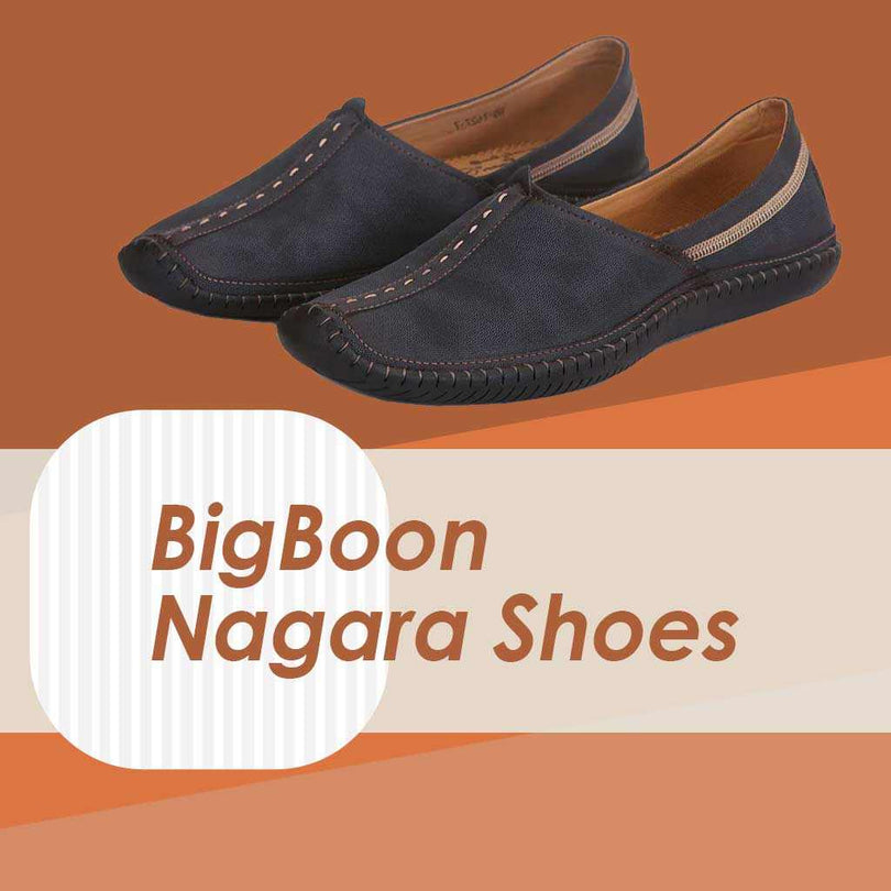 Traditional Nagara shoes in various styles and materials for men’s ethnic wear