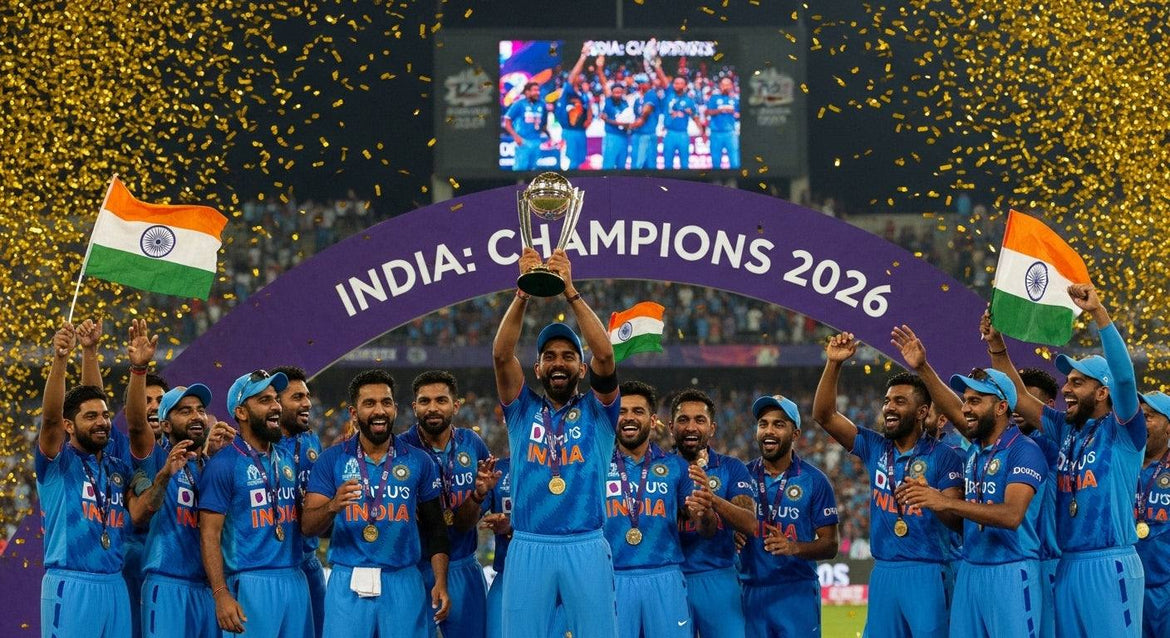 India Crowned as Champions of the 2026 ICC Men's T20 World Cup - India ICC T20 World Cup 2026