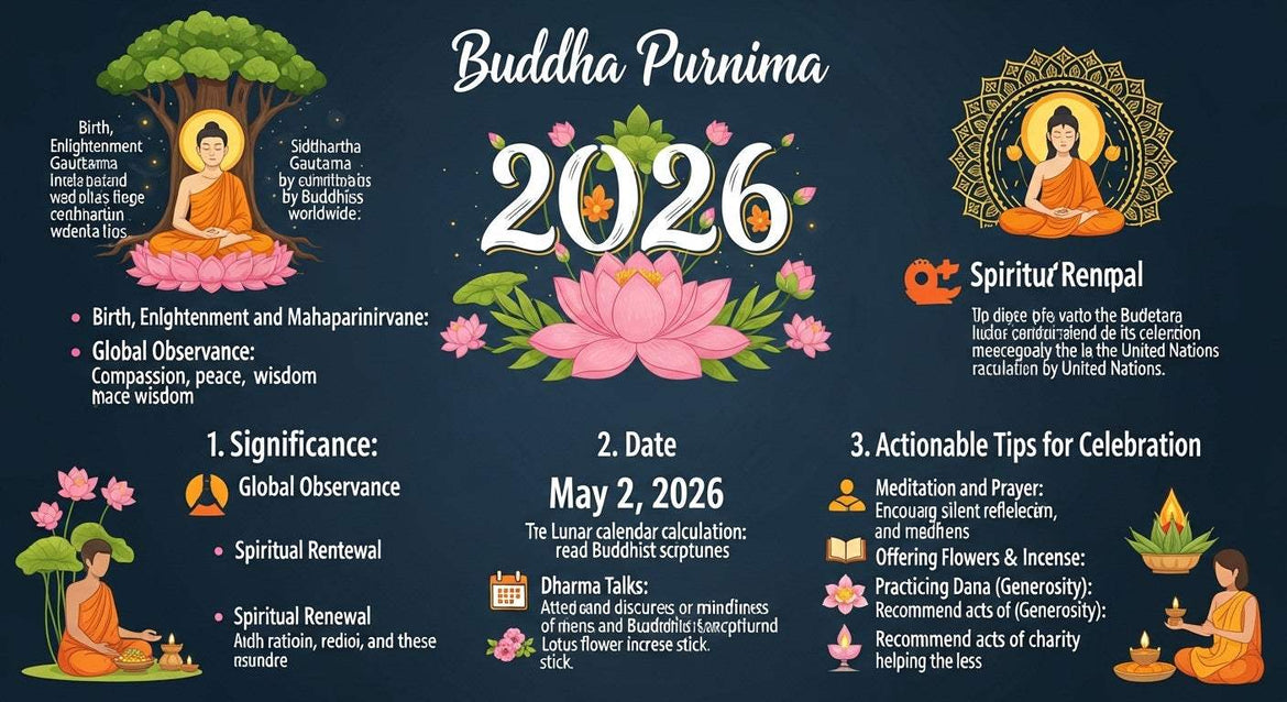 Buddhist temple decorated for Budha Purnima 2026 celebration with candles and flowers