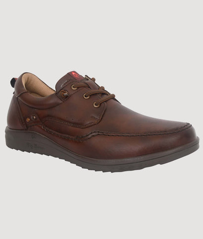 Big Boon Men's Signature  Moc-Toe Lace-Ups Formal