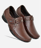 Bigboonstore Buckle Style Shoes Coffee / 6 Big Boon Men's Slip-On Buckle Style formal Shoes