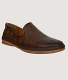 BIGBOON Men's Smoky Casual Loafer Shoes in synthetic leather with flat rubber sole and slip-on design