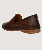 Big Boon Men's Smoky Casual Loafer Shoes in synthetic leather with flat TPR sole and slip-on design