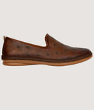 Big Boon men's smoky casual loafer shoes in synthetic leather with flat TPR sole and slip-on design