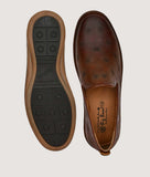 Big Boon men's smoky casual loafer shoes in synthetic leather with flat TPR sole