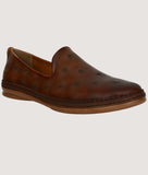 Big Boon Men's Smoky Casual Shoes in synthetic leather with flat TPR sole and slip-on design