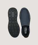 Men's casual slip-on shoes with synthetic leather upper and sleek design for easy, stylish wear
