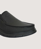Men's casual slip-on shoes with synthetic leather, stylish and comfortable design for easy wear