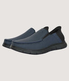 Men's Casual Slip-On Shoes with Synthetic Leather and Easy Slip-On Design
