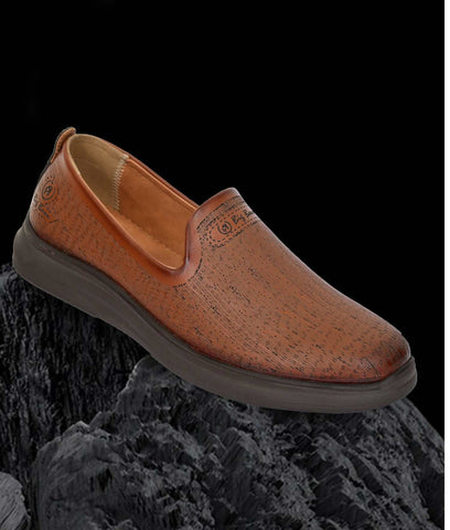 Bigboonstore Casual Loafer Dtan / 6 Big Boon Men's Loafer Shoes With Zero Gravity