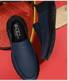 Men's casual slip-on shoes with synthetic leather and sleek design for effortless style and comfort