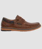 Bigboonstore Casual Unique Stylish Design Big Boon Men's Premium Two-Tone Casual Boat Shoe