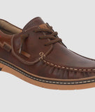 Bigboonstore Casual Unique Stylish Design Big Boon Men's Premium Two-Tone Casual Boat Shoe
