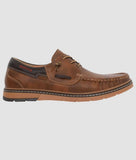 Bigboonstore Casual Unique Stylish Design Big Boon Men's Premium Two-Tone Casual Boat Shoe