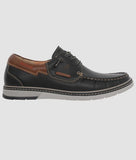 Bigboonstore Casual Unique Stylish Design Big Boon Men's Premium Two-Tone Casual Boat Shoe