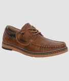 Bigboonstore Casual Unique Stylish Design Big Boon Men's Premium Two-Tone Casual Boat Shoe