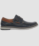 Bigboonstore Casual Unique Stylish Design Big Boon Men's Premium Two-Tone Casual Boat Shoe