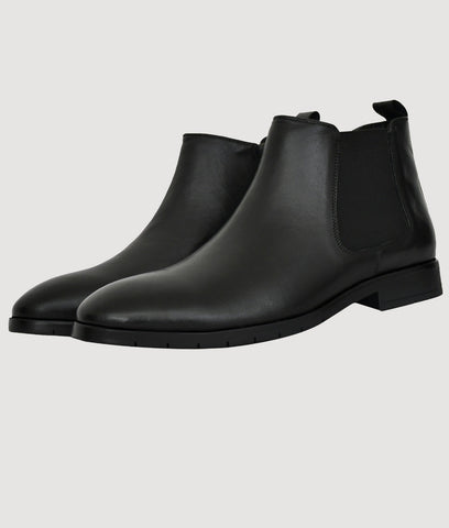 Bigboonstore Chelsea Boots Black / 6 Big Boon Men's Genuine Leather Chelsea Boots