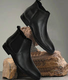 Bigboonstore Chelsea Boots Black / 6 Big Boon Men's Genuine Leather Chelsea Boots