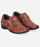 Bigboonstore Different Alligator Style Dtan / 6 Roman Sandal - Big Boon Men's Alligator Style Sandals
