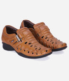 Bigboonstore Different Alligator Style Tan / 6 Roman Sandal - Big Boon Men's Alligator Style Sandals