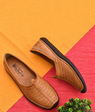 Bigboonstore Ethnic Shoes Big Boon Men's Laser Design Ethnic Shoes
