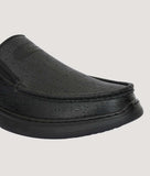 Big Boon men's premium materials slip-ons casual synthetic leather shoes with rubber sole and mid heel