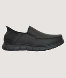 Big Boon men's premium materials slip-ons in sleek leather for casual and sophisticated style