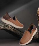 Bigboonstore Hands Free Casual shoes Tan / 6 Hands Free Shoes for Men | Big Boon Hand's Free Shoes with Zero Gravity