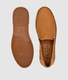 Men's Big Boon designer slip-on loafer shoes with perforated synthetic leather and TPR sole for comfort and breathability