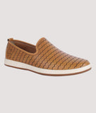 Bigboonstore Loafer Style Big Boon Men Woven Design Slip-On Loafer