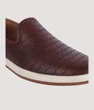 Bigboonstore Loafer Style Big Boon Men Woven Design Slip-On Loafer