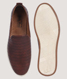 Bigboonstore Loafer Style Big Boon Men Woven Design Slip-On Loafer