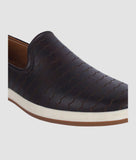 Bigboonstore Loafer Style Big Boon Men Woven Design Slip-On Loafer