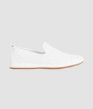 Big Boon men's woven design slip-on loafer with breathable, lightweight construction for casual and office wear