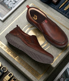 Bigboonstore Loafer Style Coffee / 6 Big Boon Men's Classic Comfort Slip-On Loafers