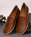 Bigboonstore Moccasin Shoes Dtan / 6 Big Boon Men's Casual Nubuck Moccasin Shoes