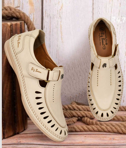 Bigboonstore Roman style shoes Off_white / 6 Big Boon Men's Casual Roman Sandals