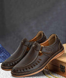 Bigboonstore Roman style shoes Dcoffee / 6 Big Boon Men's Casual Roman Sandals