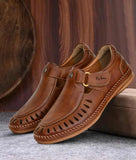 Bigboonstore Roman style shoes Dtan / 6 Big Boon Men's Casual Roman Sandals