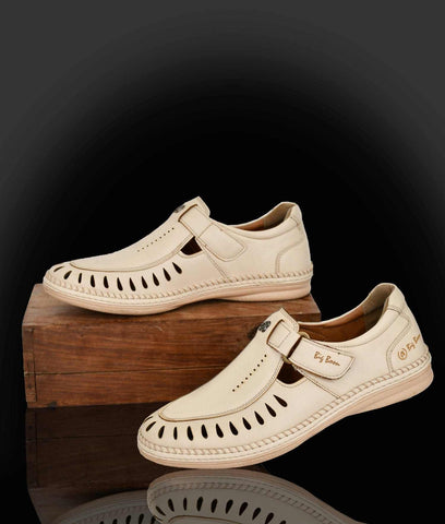 Bigboonstore Roman style shoes Off_white / 6 Big Boon Men's Casual Roman Sandals