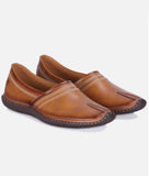 Bigboonstore Ethnic Shoes Tan / 6 Ethnic Shoes - Big Boon Men's Nagra Ethnic Shoes for Comforte