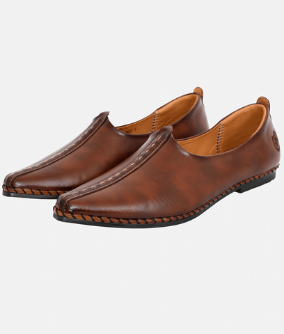 Bigboonstore Jutti Style Coffee / 6 Big Boon Men's Ethnic Jutti Mojari  Style