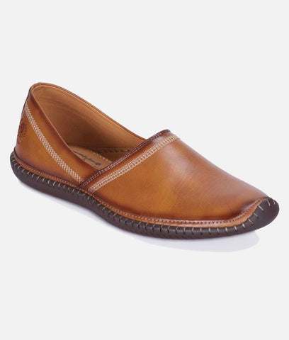 Bigboonstore Kohlapuri Style Tan / 6 Ethnic Shoes - Big Boon Men's Kolhapuri Nagra Style Shoes