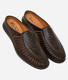 Bigboonstore Laser Cut Style Dcoffee / 6 Big Boon Men's Ethnic Shoes Mules Laser Cut Style