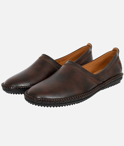Bigboonstore Loafer Style Dcoffee / 6 Big Boon Men's Ethnic Loafer Mojari Style