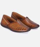Bigboonstore Sandal Style Tan / 6 Big Boon Men's Ethnic shoes in nagra sandal style