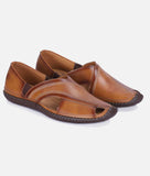 Bigboonstore Sandal Style Tan / 6 Ethnic Shoes - Big Boon Men's Ethnic Nagra Sandal Style Shoe
